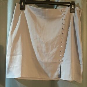 Gray silk forever 21 mini skirt size large